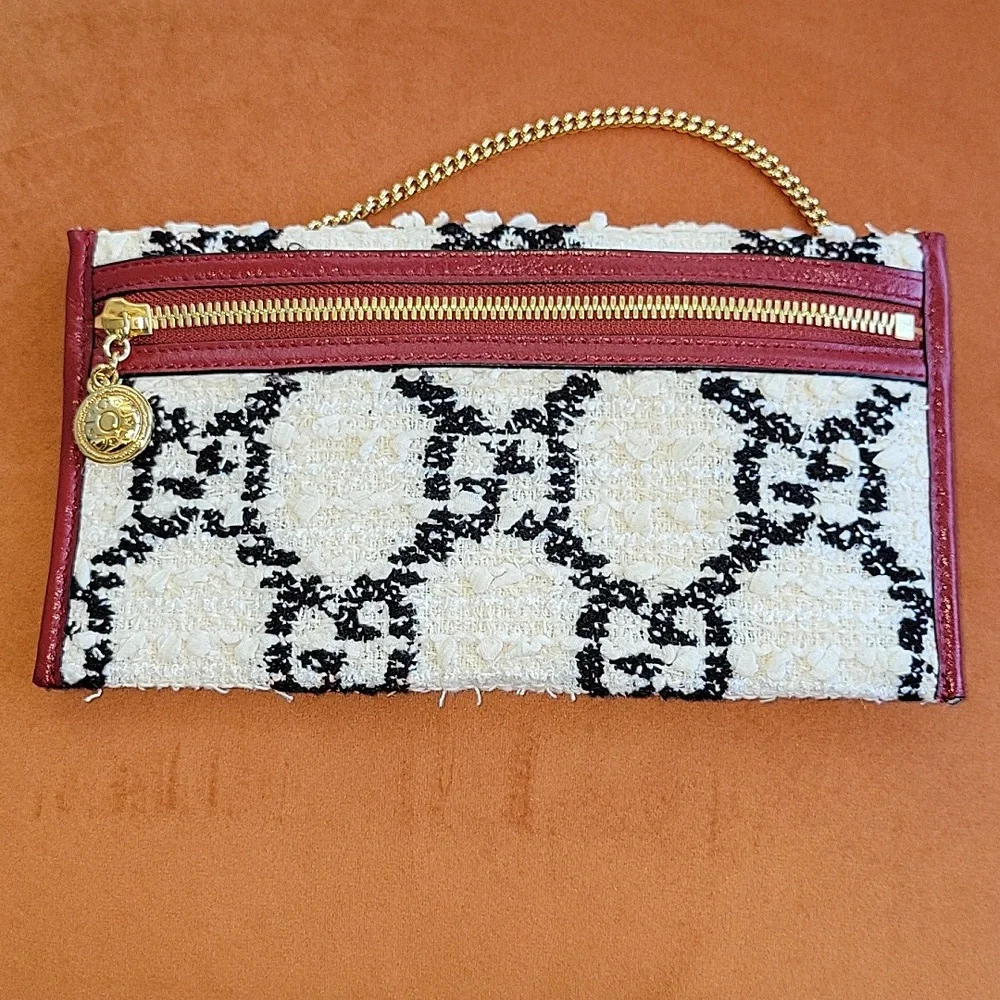 Gucci GG Tweed Rajah Cloth Multicolor Pochette - Picture 3 of 9